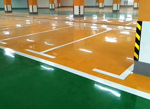 宁波和义大道购物中心地下车库环氧地坪
